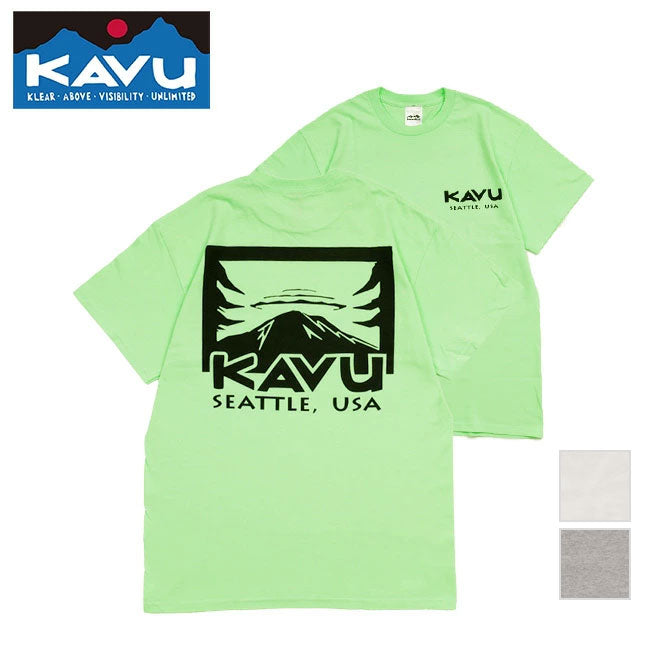 KAVU カブー Mountain Logo Tee マウンテンロゴティー 19822035