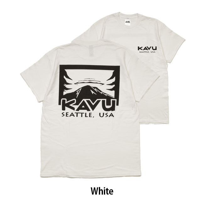 KAVU カブー Mountain Logo Tee マウンテンロゴティー 19822035