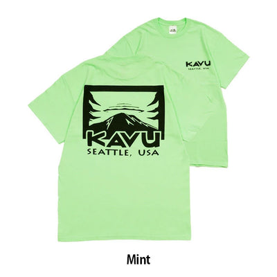 KAVU カブー Mountain Logo Tee マウンテンロゴティー 19822035