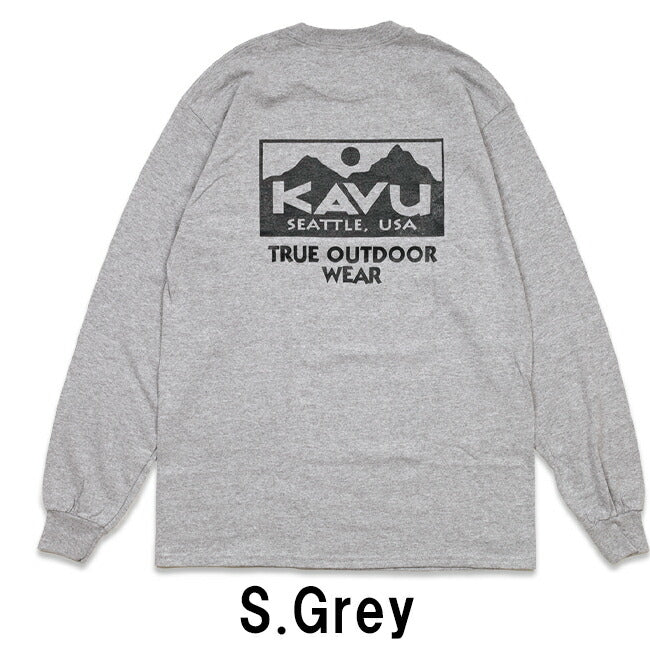 KAVU カブー トゥルーロゴ LS Tee 19823029