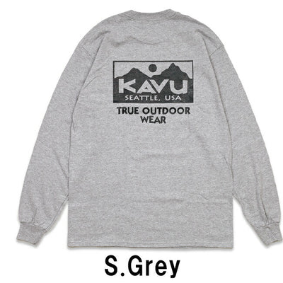 KAVU カブー トゥルーロゴ LS Tee 19823029