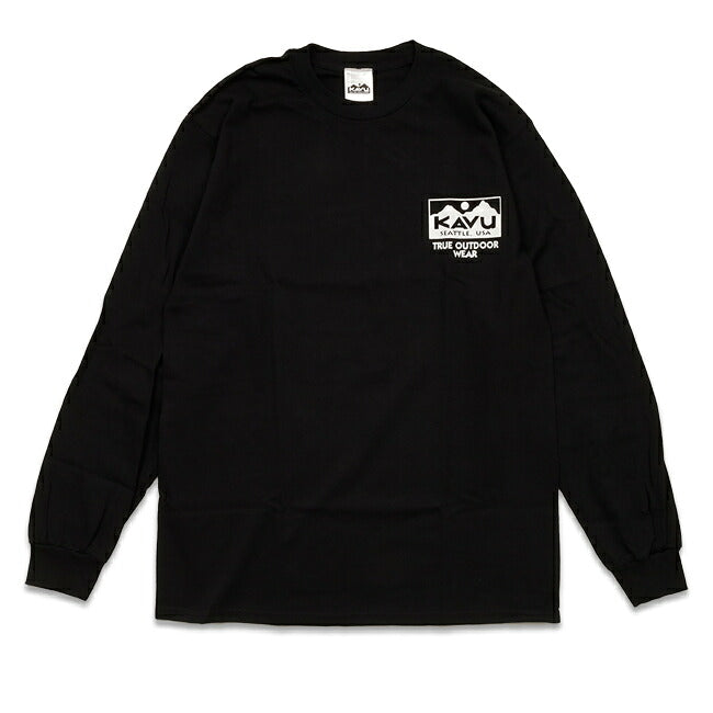 KAVU カブー トゥルーロゴ LS Tee 19823029