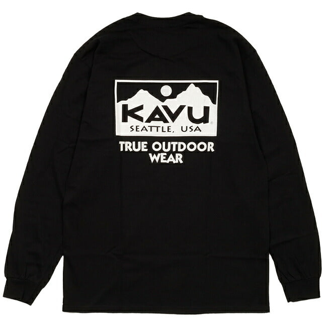 KAVU カブー トゥルーロゴ LS Tee 19823029