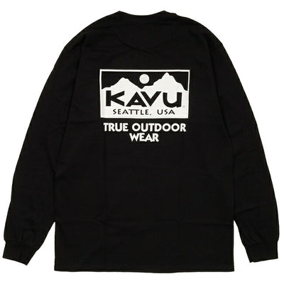 KAVU カブー トゥルーロゴ LS Tee 19823029