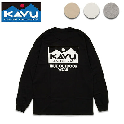 KAVU カブー トゥルーロゴ LS Tee 19823029