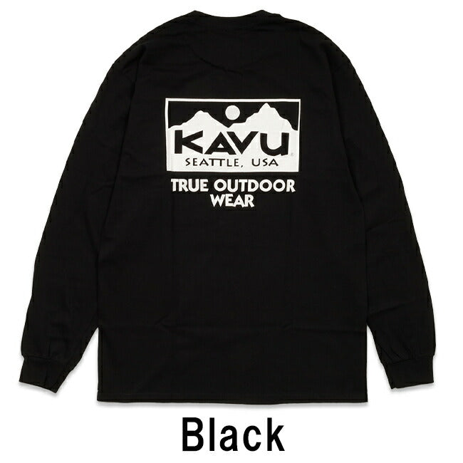 KAVU カブー トゥルーロゴ LS Tee 19823029