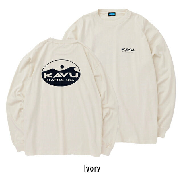 KAVU カブー LS Surf Logo Tee ロングスリーブサーフロゴティー 19822222