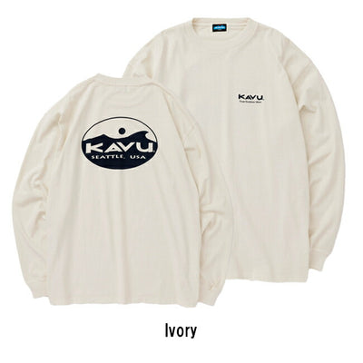 KAVU カブー LS Surf Logo Tee ロングスリーブサーフロゴティー 19822222