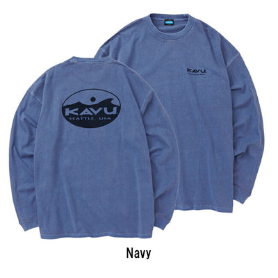 KAVU カブー LS Surf Logo Tee ロングスリーブサーフロゴティー 19822222