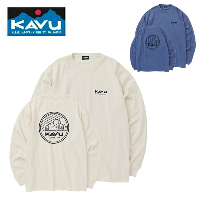 KAVU カブー LS City Logo Tee ロングスリーブシティロゴティー 19822223