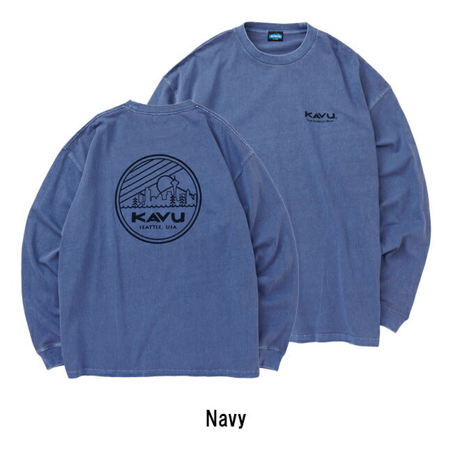 KAVU カブー LS City Logo Tee ロングスリーブシティロゴティー 19822223