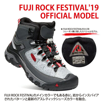 KEEN キーン TARGHEE EXP MID SP WP ターギー イーエックスピー ミッド ウォータープルーフ STONE/FIRE RED 1021805