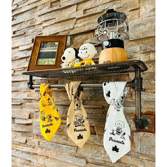 LOGOS ロゴス SNOOPY(PEANUTS 75years) バンダナ(ホワイト) 37500309