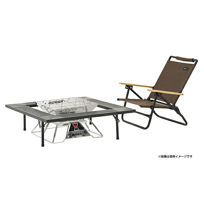 ロゴス　グランベーシックハイバック囲炉裏チェア4脚セット すでに売り切れ続出】リクライニング機能がイイ！ロゴス新作「囲炉裏