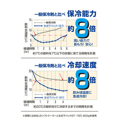 LOGOS ロゴス 氷点下パックGT-16℃・ハード900g（3個セット） 81660613