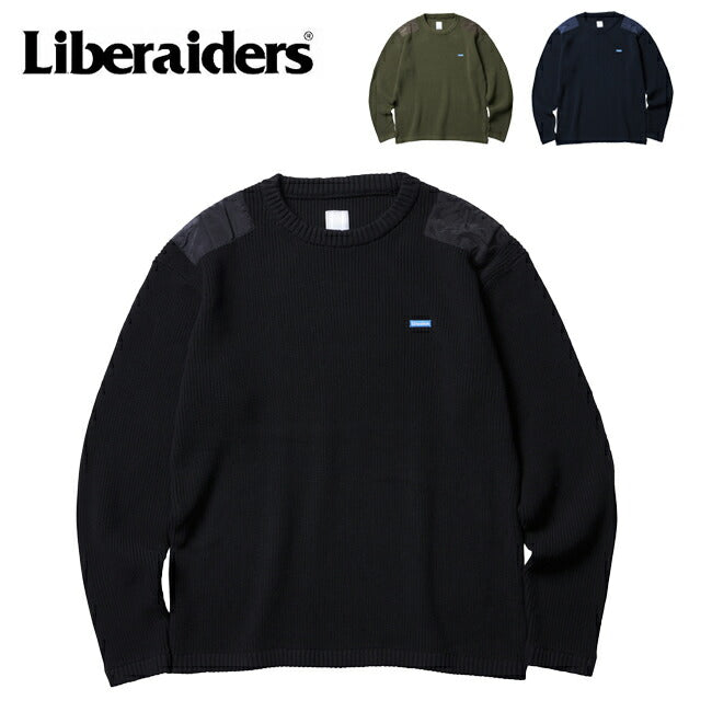 Liberaiders リベレイダース MILITARY CREW SWEATER ミリタリークルーセーター 784012403