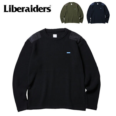 Liberaiders リベレイダース MILITARY CREW SWEATER ミリタリークルーセーター 784012403