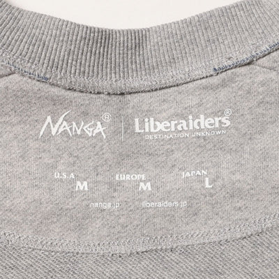 NANGA×LIBERAIDERS ナンガ×リベレイダース ECO HYBRID SWEATSHIRT エコハイブリッドスウェットシャツ 733022413