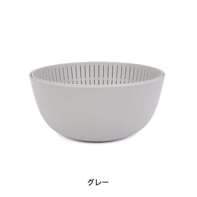 like-it ライクイット 米とぎにも使えるザルとボウル LBK-01