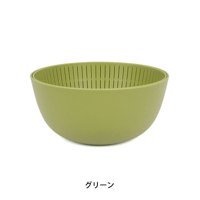 like-it ライクイット 米とぎにも使えるザルとボウル LBK-01