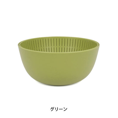 like-it ライクイット 米とぎにも使えるザルとボウル LBK-01