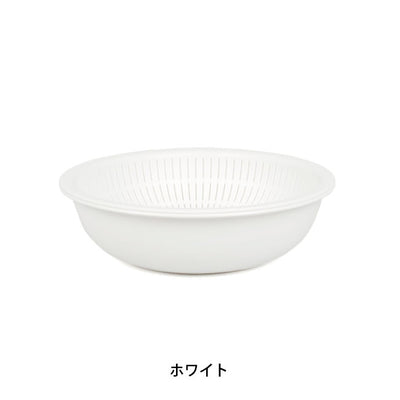 like-it ライクイット 米とぎにも使えるザルとボウル(浅型) LBK-02