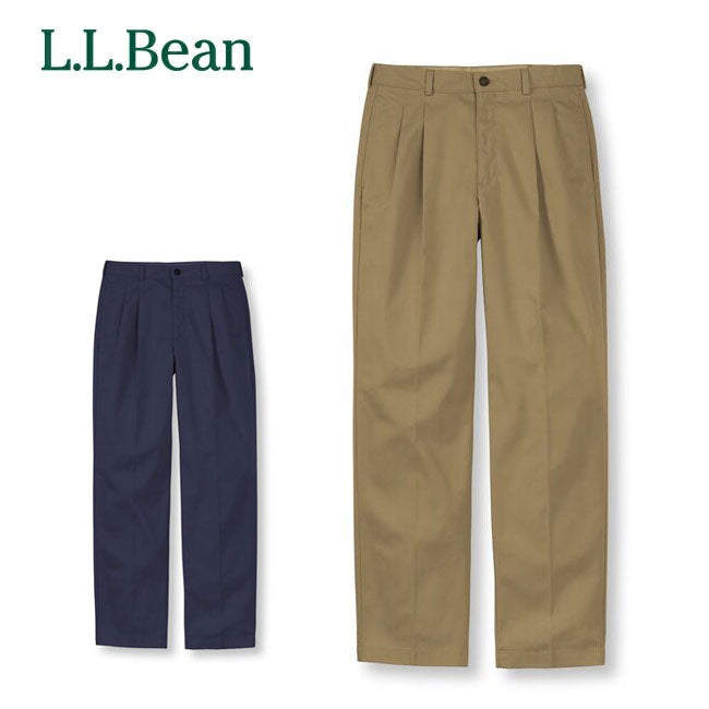 L.L.Bean エルエルビーン リンクルフリー(形態安定)・ダブル・エル・チノ クラシック・フィット　タック入り 212334