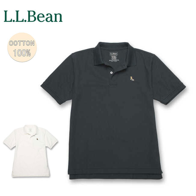 L.L.Bean エルエルビーン プレミアム ダブル エル ポロシャツ ビーンブーツ刺繍 507011