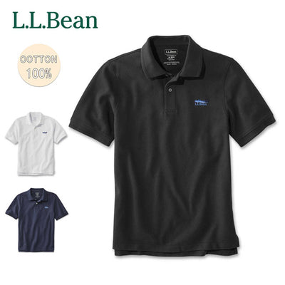 L.L.Bean エルエルビーン プレミアム ダブル エル ポロシャツ カタディン・ロゴ刺繍 507012