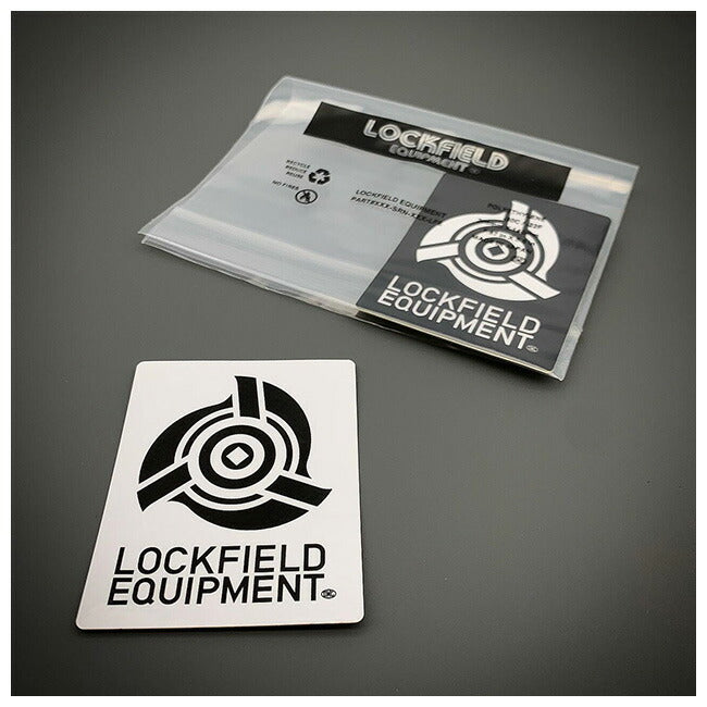 LOCKFIELD EQUIPMENT ロックフィールドイクイップメント ミルロゴステッカー PART#20-SRN-000-LFE