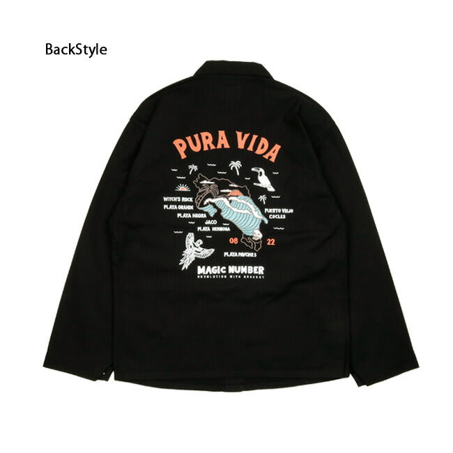 MAGICNUMBER マジックナンバー PURA VIDA HERRINGBONE JK (WASHED)プーラビーダヘリンボーンジャケット(ウォッシュド) 22FW-MN029