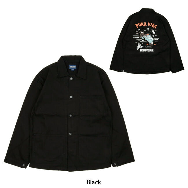 MAGICNUMBER マジックナンバー PURA VIDA HERRINGBONE JK (WASHED)プーラビーダヘリンボーンジャケット(ウォッシュド) 22FW-MN029