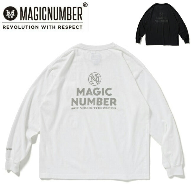 MAGICNUMBER マジックナンバー STOCK LOGO US COTTON L/S T-SHIRT ストックロゴUSコットンロングスリーブティーシャツ 24AW-MN003