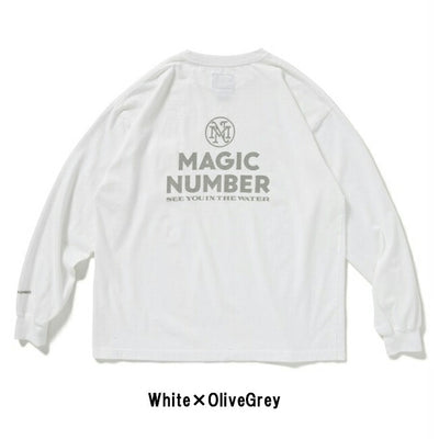 MAGICNUMBER マジックナンバー STOCK LOGO US COTTON L/S T-SHIRT ストックロゴUSコットンロングスリーブティーシャツ 24AW-MN003