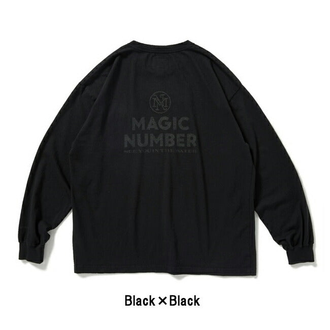 MAGICNUMBER マジックナンバー STOCK LOGO US COTTON L/S T-SHIRT ストックロゴUSコットンロングスリーブティーシャツ 24AW-MN003