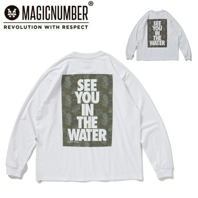 MAGICNUMBER マジックナンバー DARK PAISLEY SEE YOU IN THE WATER L/S T-SHIRT ダークペイズリーシーユーインザウォーターロングスリーブティーシャツ 24AW-MN012