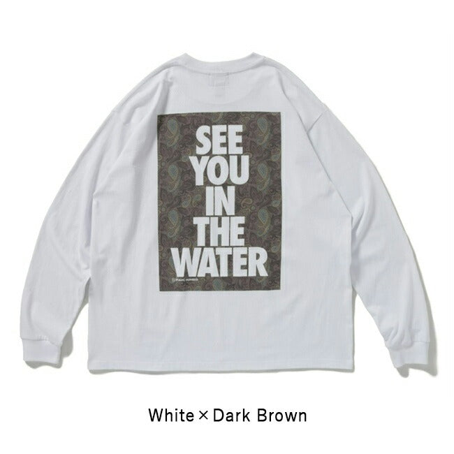 MAGICNUMBER マジックナンバー DARK PAISLEY SEE YOU IN THE WATER L/S T-SHIRT ダークペイズリーシーユーインザウォーターロングスリーブティーシャツ 24AW-MN012
