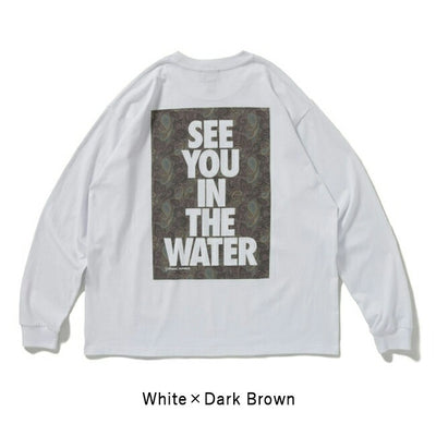 MAGICNUMBER マジックナンバー DARK PAISLEY SEE YOU IN THE WATER L/S T-SHIRT ダークペイズリーシーユーインザウォーターロングスリーブティーシャツ 24AW-MN012