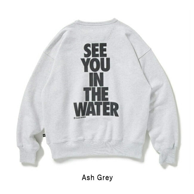 MAGICNUMBER マジックナンバー SEE YOU IN THE WATER CREW SWEAT シーユーインザウォータークルースウェット 24AW-MN017