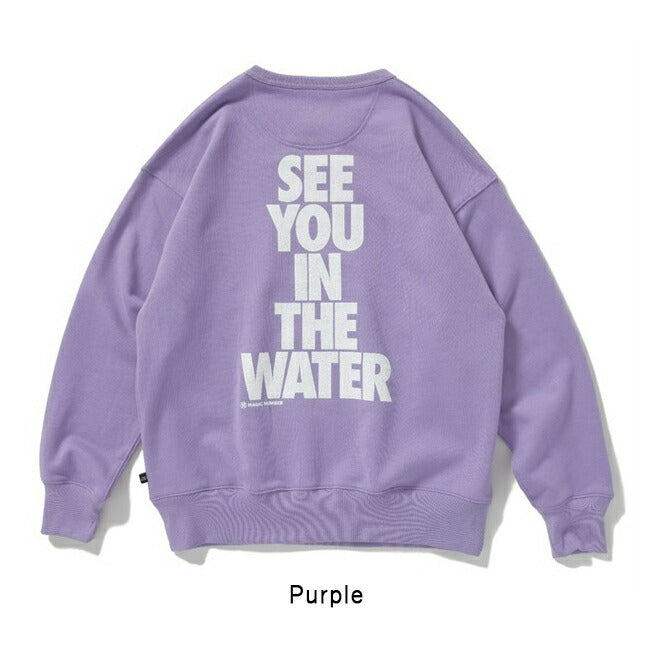 MAGICNUMBER マジックナンバー SEE YOU IN THE WATER CREW SWEAT シーユーインザウォータークルースウェット 24AW-MN017