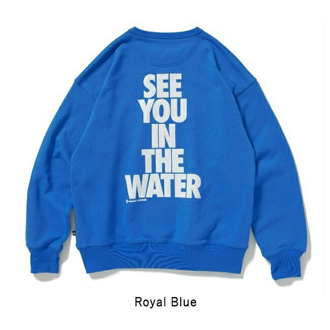 MAGICNUMBER マジックナンバー SEE YOU IN THE WATER CREW SWEAT シーユーインザウォータークルースウェット 24AW-MN017