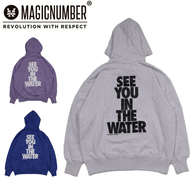 MAGICNUMBER マジックナンバー SEE YOU IN THE WATER FULLZIP HOODIE SWEAT シーユーインザウォーターフルジップフーディスウェット 24AW-MN019
