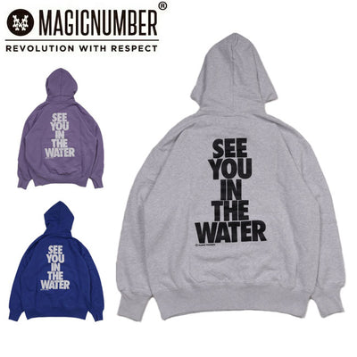 MAGICNUMBER マジックナンバー SEE YOU IN THE WATER FULLZIP HOODIE SWEAT シーユーインザウォーターフルジップフーディスウェット 24AW-MN019