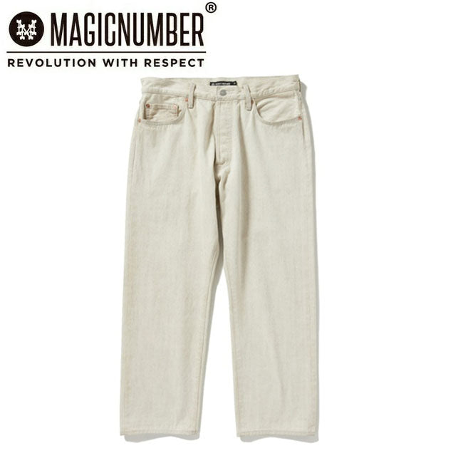 MAGICNUMBER マジックナンバー WASHED 5POCKET JEANS ウォッシュド5ポケットジーンズ 24AW-MN037