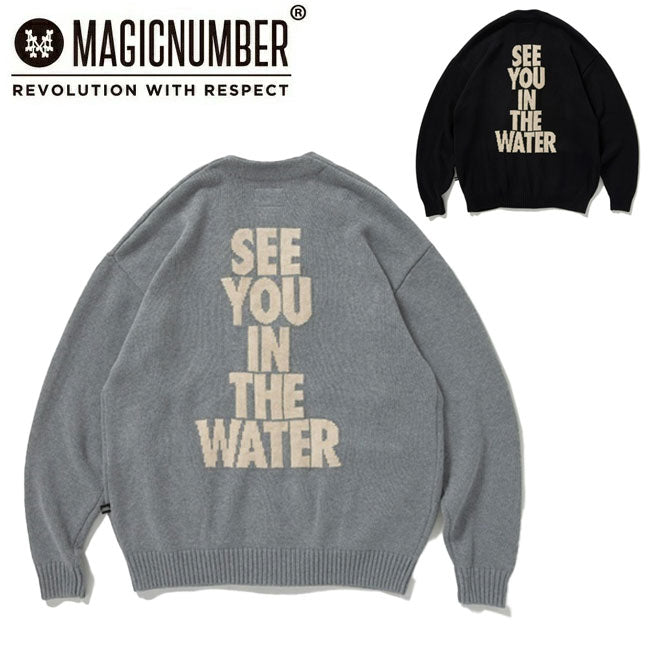 MAGICNUMBER マジックナンバー SEE YOU IN THE WATER COTTON CARDIGAN KNIT シーユーインザウォーターコットンカーディガンニット 24AW-MN021