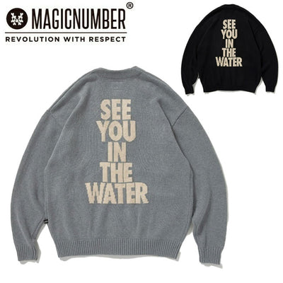 MAGICNUMBER マジックナンバー SEE YOU IN THE WATER COTTON CARDIGAN KNIT シーユーインザウォーターコットンカーディガンニット 24AW-MN021