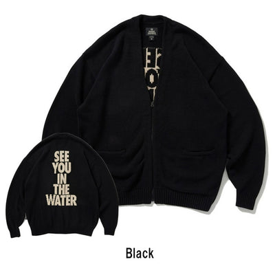 MAGICNUMBER マジックナンバー SEE YOU IN THE WATER COTTON CARDIGAN KNIT シーユーインザウォーターコットンカーディガンニット 24AW-MN021