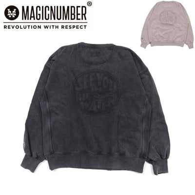 MAGICNUMBER マジックナンバー XV DAMEGE CREW SWEAT XVダメージクルースウェット 24AW-MN010