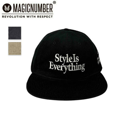 MAGICNUMBER マジックナンバー STYLE IS EVERYTHING CODUROY CAP スタイルイズエブリシングコーデュロイキャップ 24AW-MN030