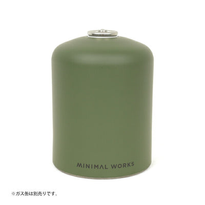 MINIMAL WORKS ミニマルワークス GAS CANISTER MASK 450g ガスキャニスターマスク MGAC-CM212-GO00L